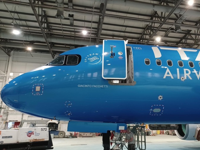 Dedicato a Giacinto Facchetti il primo airbus A320neo di Ita Airways