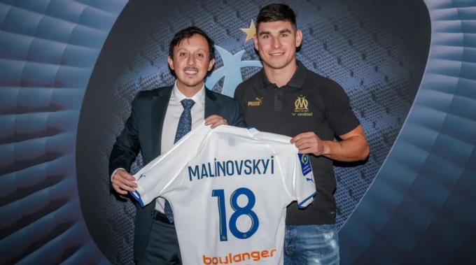 Malinovskyi è ufficialmente un giocatore del Marsiglia. Ecco i dettagli dell’accordo