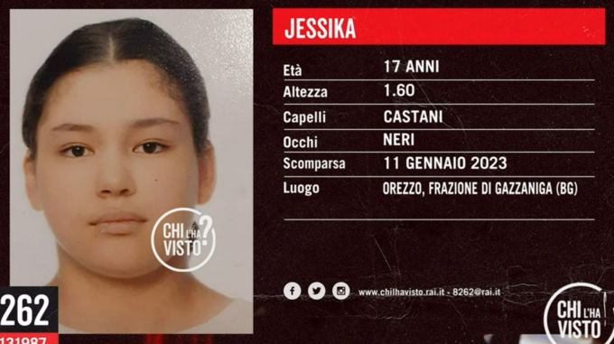 Si continua a cercare Jessika, 17enne di Orezzo: l’appello della madre a “Chi l’ha visto?”