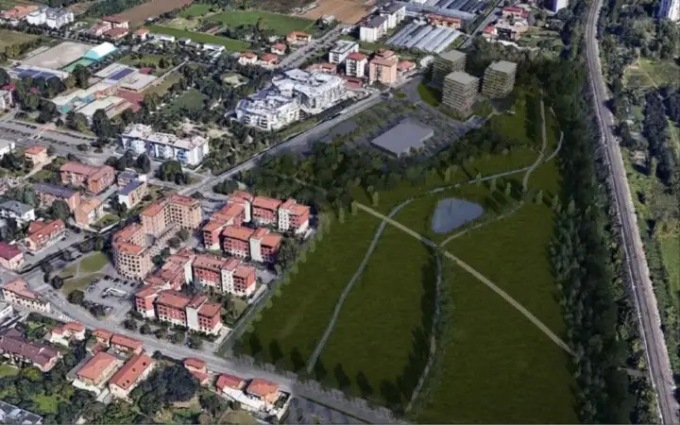 Il Parco Ovest 2 è diventato del Comune, che creerà un’area verde di quasi 83mila metri quadrati