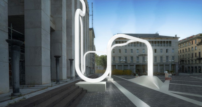 Lights On, piazza della Libertà si illumina grazie alla nuova installazione