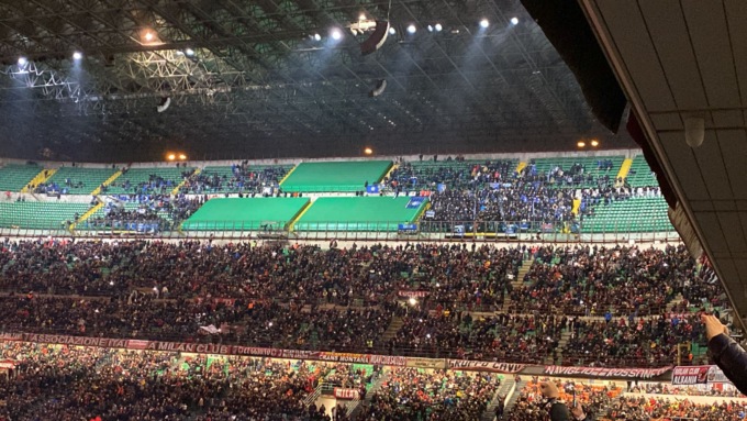 Nella piccionaia di San Siro c’erano “solo” 1.336 ospiti, un dato che fa pensare