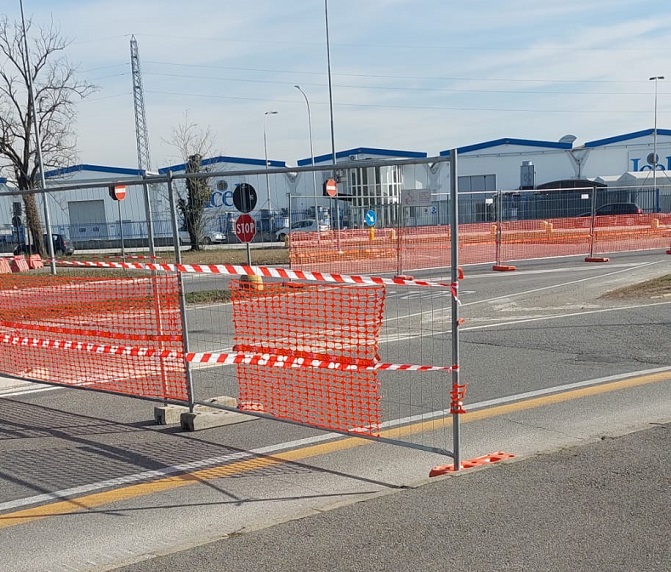 Al via il cantiere in Corso Europa per il nuovo volto di Zingonia. E cambia la viabilità
