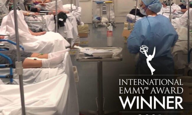 L’Emmy per il documentario di Sky News sul Covid a Bergamo portato a Palazzo Frizzoni