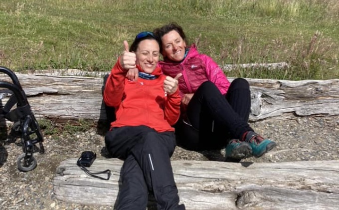 Lola e Steppo ce l’hanno fatta: 1.300 chilometri in Patagonia con handbike e mountain bike