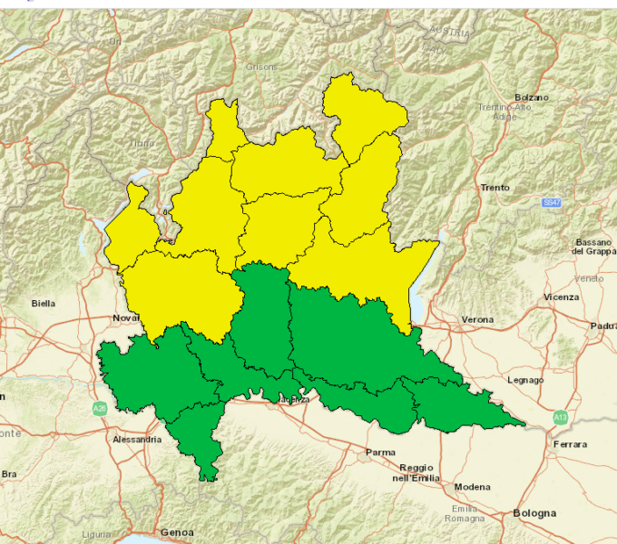 Allerta meteo, raffiche di vento fino a 90 km/h anche in parte della Bergamasca