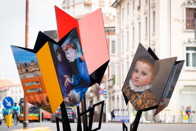 “Seminare Bellezza”, due installazioni in centro a Bergamo e all’Humanitas Gavazzeni