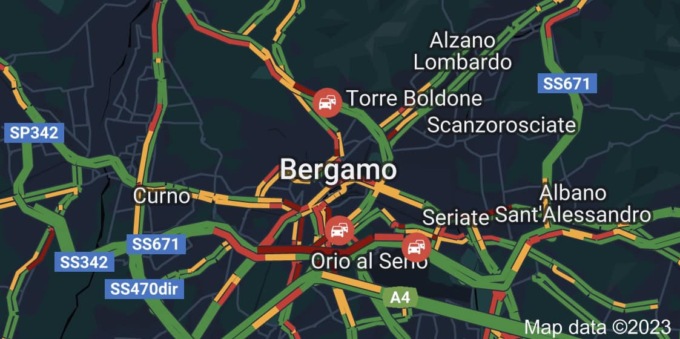 Lavori sull’Asse e traffico in tilt, la Lega chiede spiegazioni al Comune di Bergamo