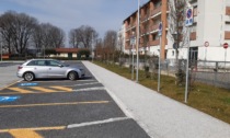 Inaugurato il nuovo parcheggio a Grumello del Piano, vicino alle case Aler di piazza Aquileia