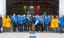 Salvini a Orio per tagliare il nastro ai due nuovi hangar Ryanair dell'aeroporto