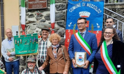 «Il partigiano Neno Lazzarini è vivo fra noi»: Mezzoldo gli ha dedicato una piazza