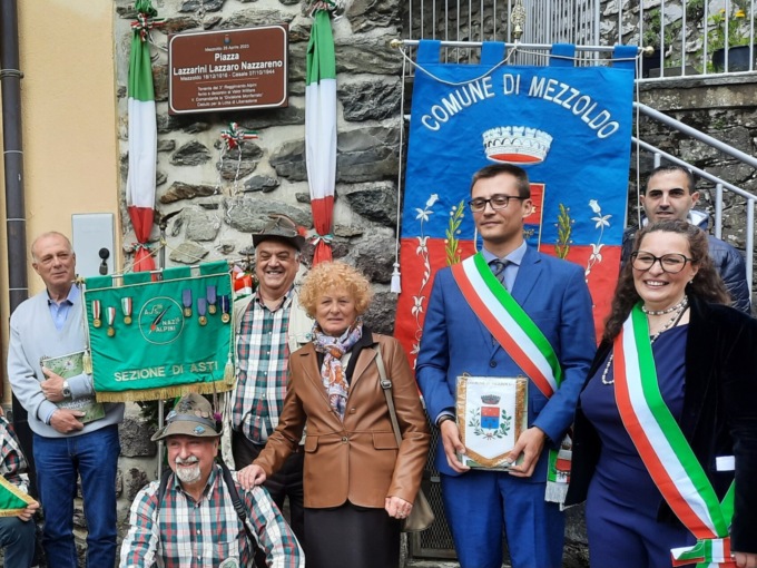 «Il partigiano Neno Lazzarini è vivo fra noi»: Mezzoldo gli ha dedicato una piazza