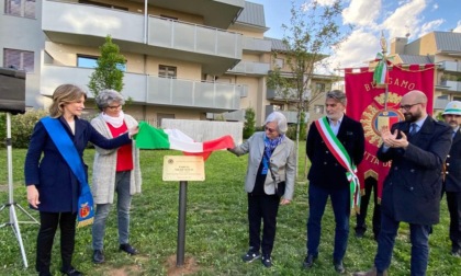 Liberazione, in via Vivaldi (Borgo Palazzo) inaugurato il parco intitolato a Nilde Iotti