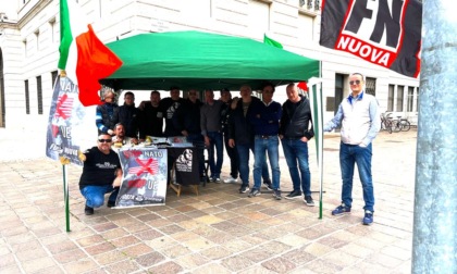 Gazebo di Forza Nuova in centro Bergamo. Sinistra Italiana: «Grave e inammissibile»»