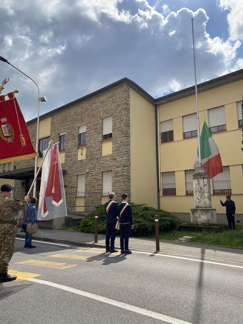 celebrazioni 25 aprile Lucio De Luca e Alessio Candellero