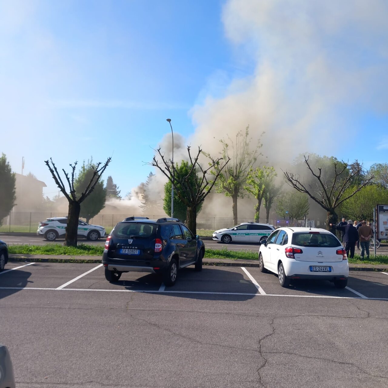 incendio sede alpini martinengo 3