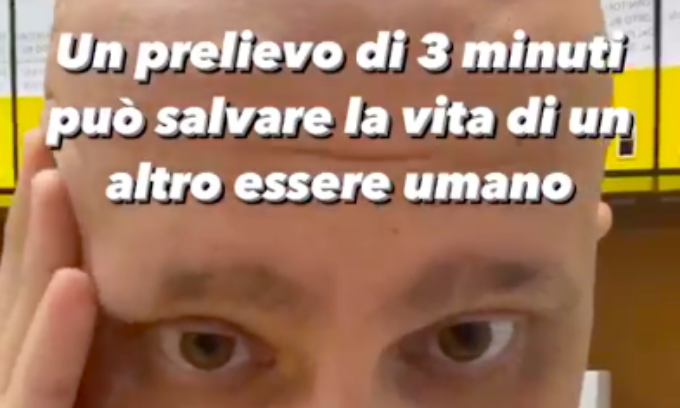 Il trapianto di midollo osseo a maggio, nel mentre Nicola Viscardi continua a ricordare: «Donate»