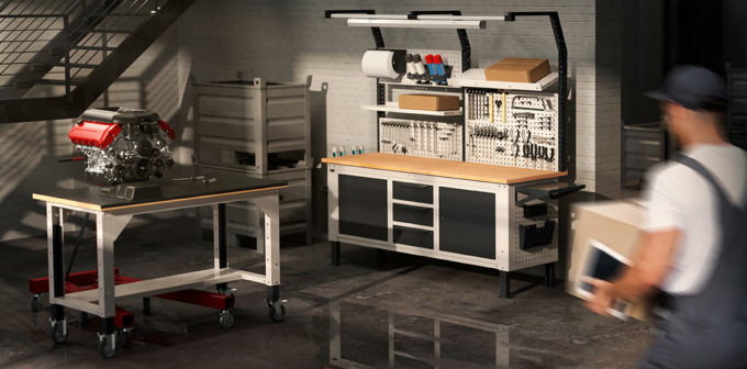 La razionalizzazione delle attività in azienda inizia dai banchi di lavoro personalizzati