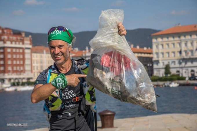Il plogging più lungo del mondo dalla Marmolada a Gandino