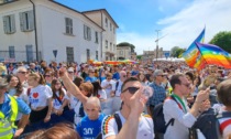 In dodicimila per la marcia della pace tra Bergamo e Brescia