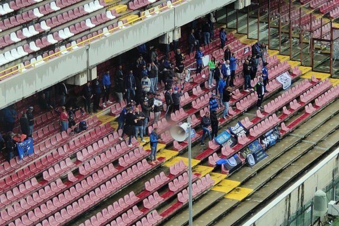 I 138 di Salerno e la Curva chiusa (senza ricorso) per il Verona: lo strano sabato degli atalantini