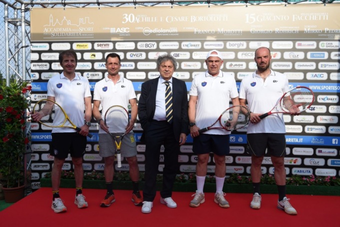 Al Tennis 2023 è arrivata… la neve! Merito di Cesare Pisoni e Renato Pasini