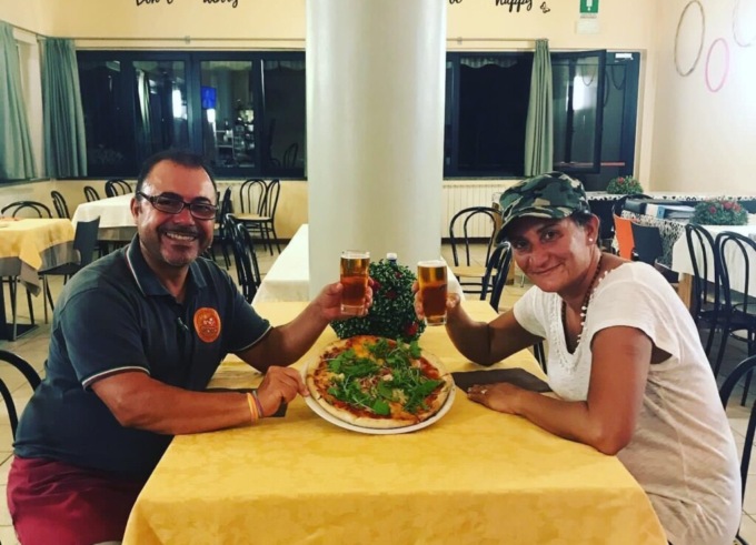 Grazie ai mitici pizzaioli di Grassobbio Vincenzo e Cristina, che han detto basta