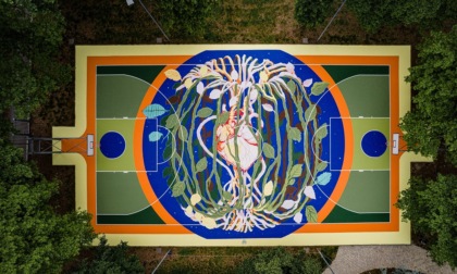 La street art e i campi da basket lungo la futura Ciclovia della Cultura