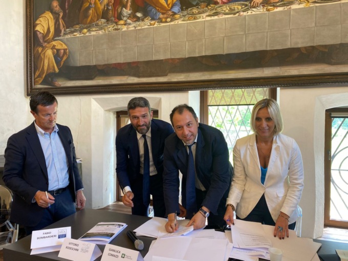 Ad Astino sottoscritto il Protocollo d’Intesa per la costituzione di un Osservatorio internazionale studi sul paesaggio