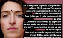 Martina Caironi critica l'aeroporto di Orio: «Per i disabili nessuna corsia preferenziale»