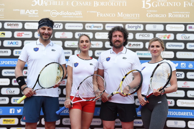 Nikita Pelizon porta il sorriso al Tennis 2023. Motori e rugby con Gabbiani e Bergamasco