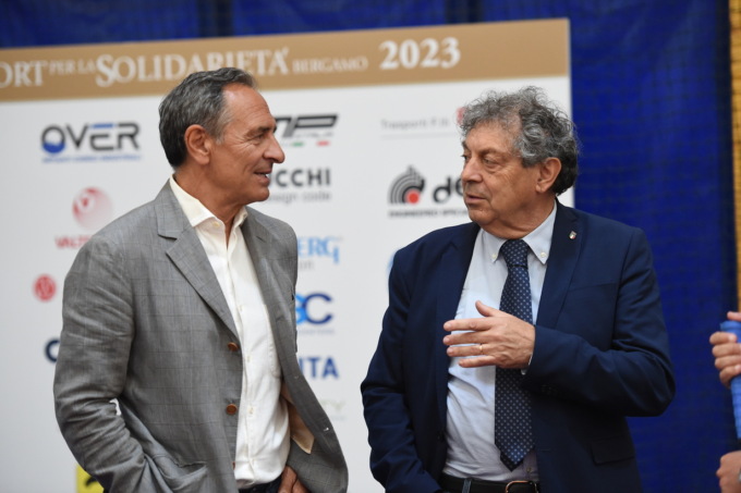 Al Tennis 2023 è tornato un amico: Cesare Prandelli, che spera nella permanenza del Gasp