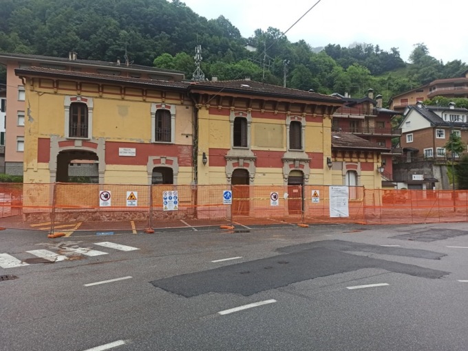 La rinascita dell’ex stazione liberty di San Pellegrino Terme: le foto dei lavori
