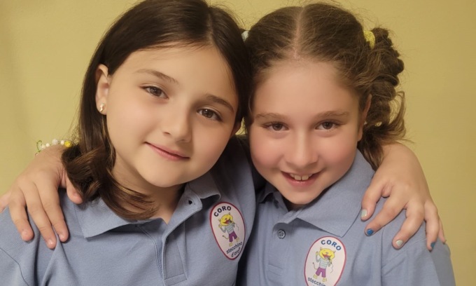 Alice e Diamante, due piccole bergamasche in gara per partecipare allo Zecchino d’Oro