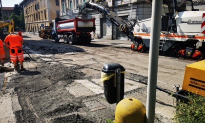 Lavori a Bergamo: imminente riapertura di via Paglia, presto cantiere lungo le Mura