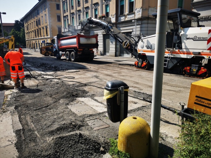 Lavori a Bergamo: imminente riapertura di via Paglia, presto cantiere lungo le Mura