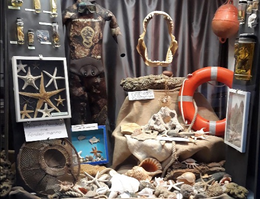 Gianni Comotti ha riportato il mare nel centro di Nembro attraverso la sua vetrina