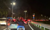 Delirio per la chiusura notturna del viadotto di Boccaleone: interviene la polizia locale