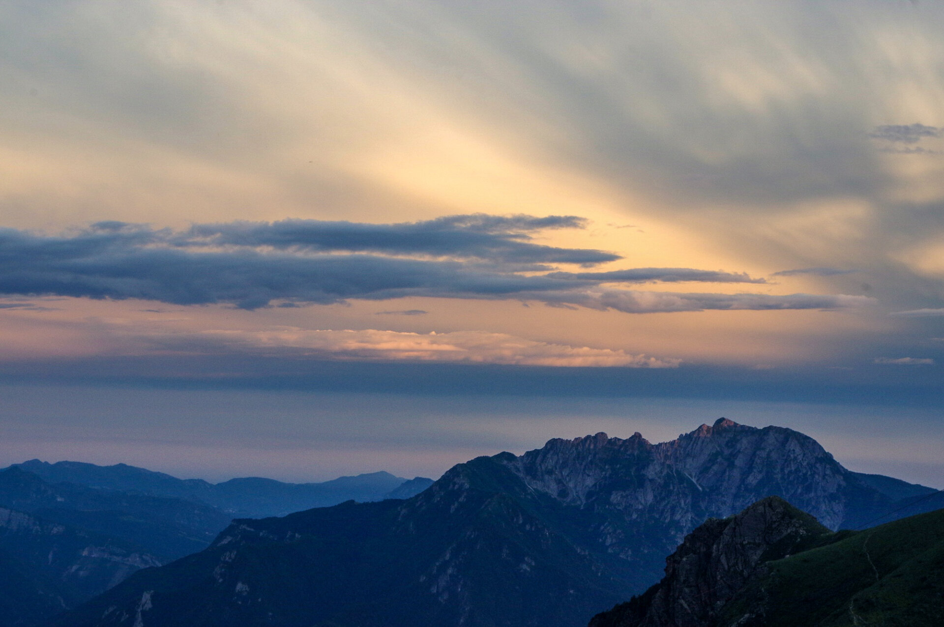 1 - Tramonto al Passo di San Marco