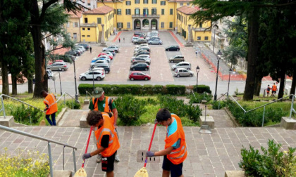 Ponte San Pietro, i ragazzi lustrano il paese (e fanno un record)