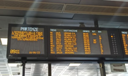 Una ventina di treni cancellati e soppressi parzialmente: è l'effetto dello sciopero