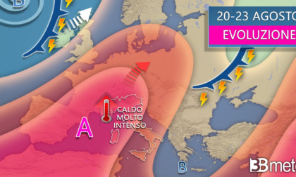 L'anticiclone africano sulla Bergamasca: dalla nuvolaglia a sole e gran caldo