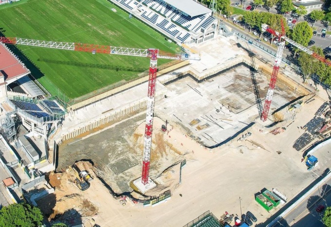 Cantiere dello stadio, un residente scrive al Comune: «Rumore fastidioso per 12 ore al giorno»