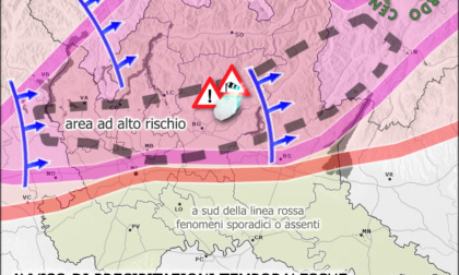 Bergamasca ancora una volta nel mirino del maltempo: grandine e raffiche di vento nel pomeriggio