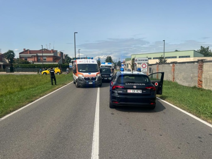 Scontro tra due auto a Calvenzano: ferite una ragazza di 20 anni e una donna di 41