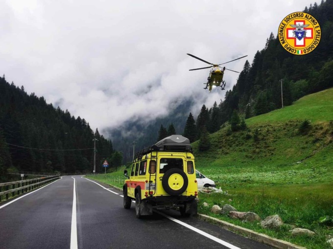 Ragazzo scivola nel torrente a Mezzoldo, nuovo intervento dell’elisoccorso