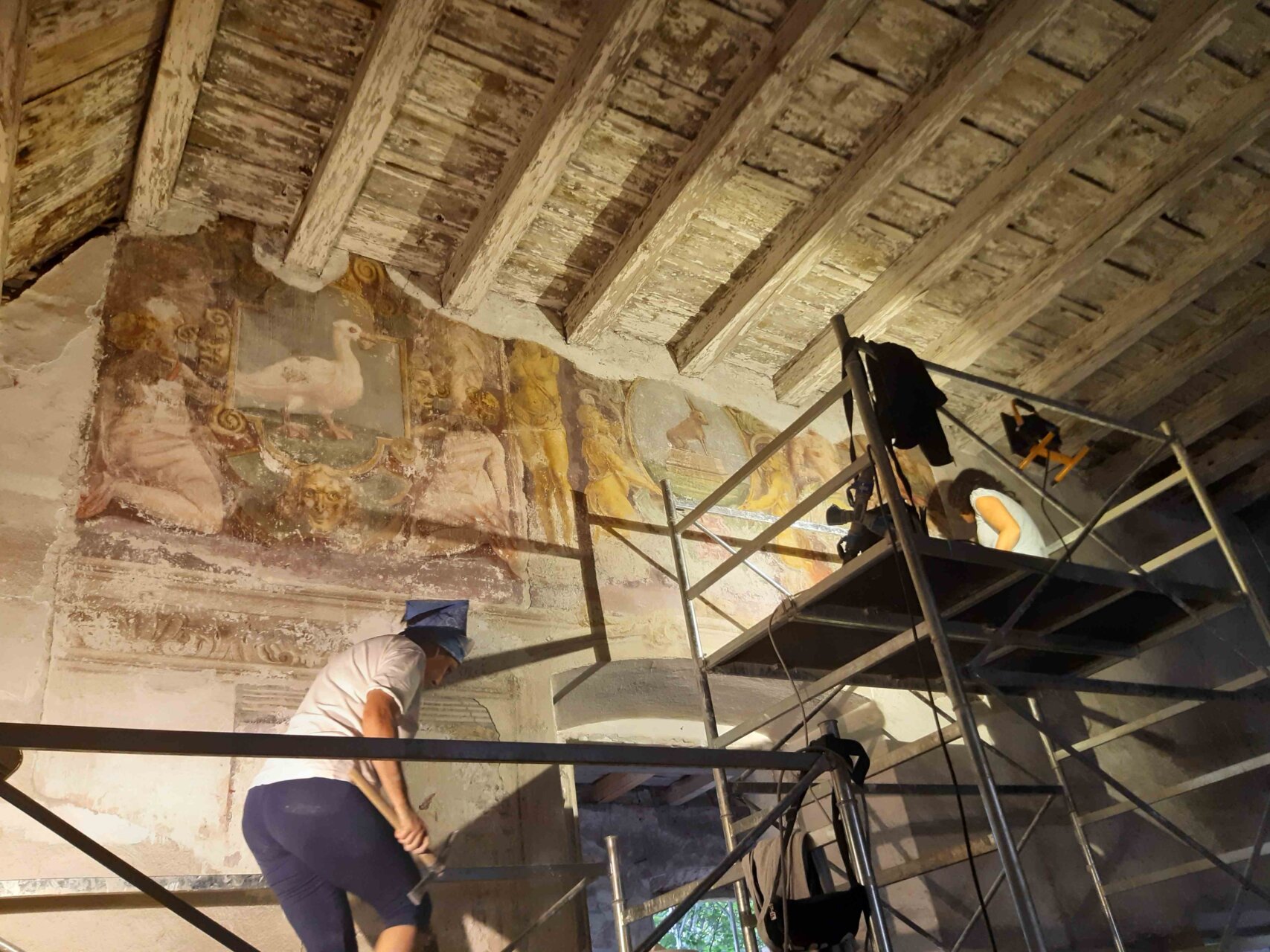 05. prima - Sala degli affreschi Chiostro Minore Sant'Agostino