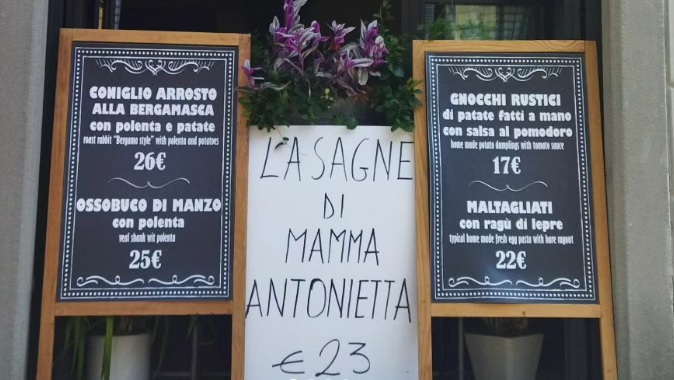 Le lasagne da 23 euro in Città Alta: anche Bergamo ha il suo “caso culinario” dell’estate