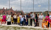 Grassobbio, il campione del mondo Mirko Testa ha inaugurato i nuovi campi sportivi