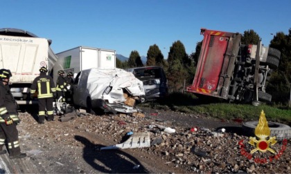 Incidente sull'A4 prima del casello di Bergamo: 5 chilometri di coda, nessun ferito